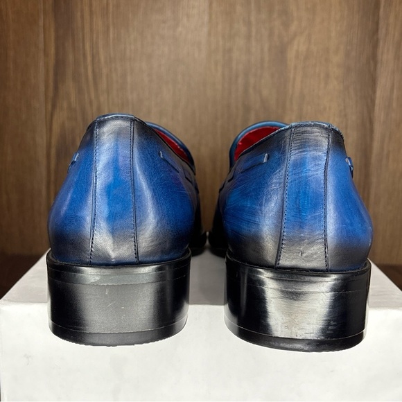 Encore Jeans Men's Blue Tassel Slip-Ons - Picture 6 of 7